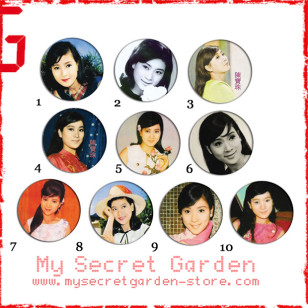 Connie Chan Po Chu  陳寶珠 Pinback Button Badge Set 1a or 1b ( or Hair Ties / 4.4 cm Badge / Magnet / Keychain Set )